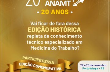 Congresso Nacional de Medicina do Trabalho de 22 a 25.11.23 na PUC em Porto Alegre